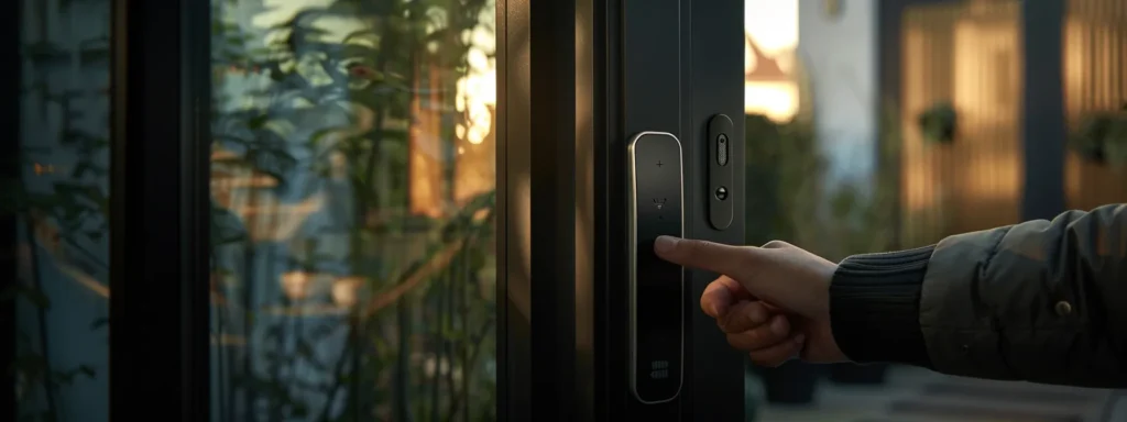 a person installs a lever handle on a door to meet ada requirements.