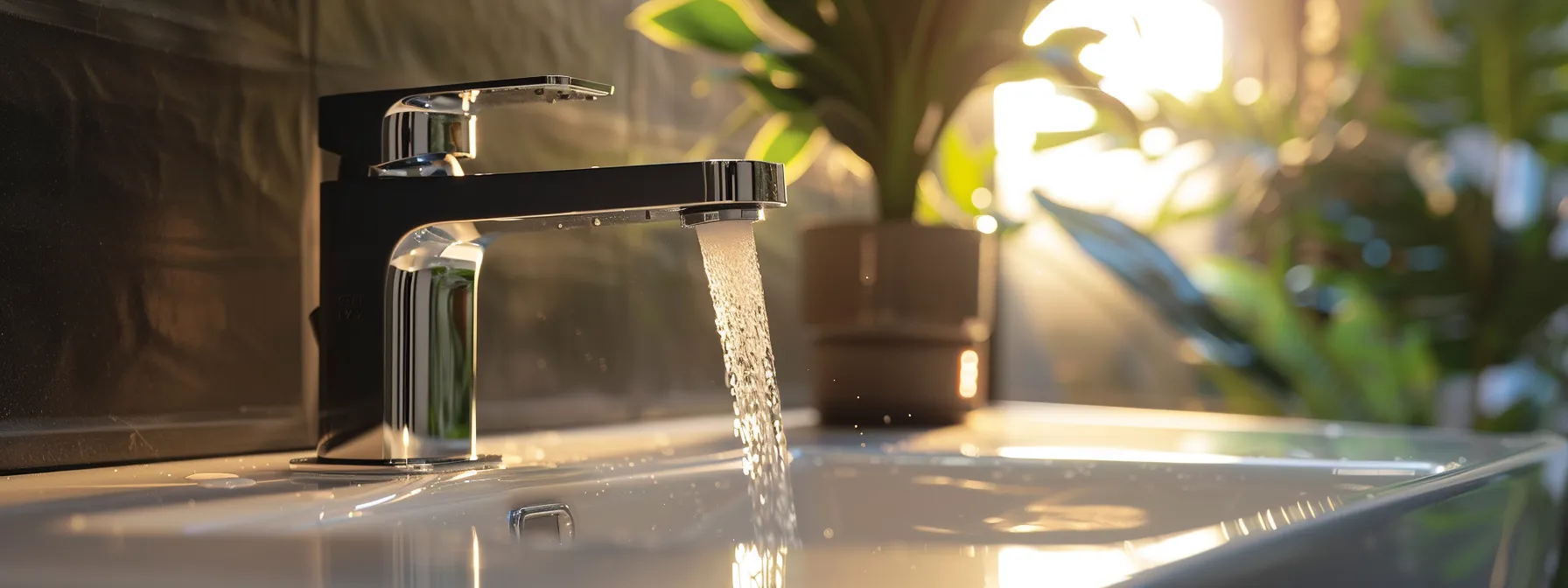 a close-up of a faucet being seamlessly operated with minimal effort.