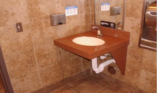 The Impact of Sink Clearance on Restroom Safety